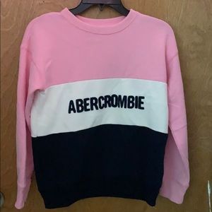 Girls Striped Abercrombie Sweater